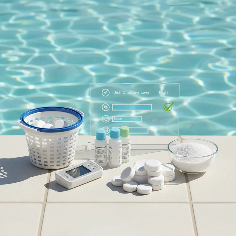 Chlore piscine : dosage, alternatives et erreurs courantes