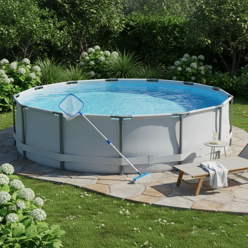 Entretien piscine hors sol : garder une eau claire toute la saison