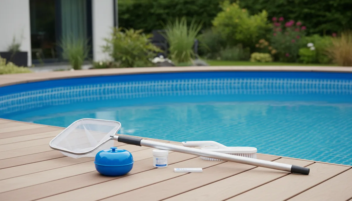 Kit entretien piscine gonflable : produits et accessoires pour une eau saine