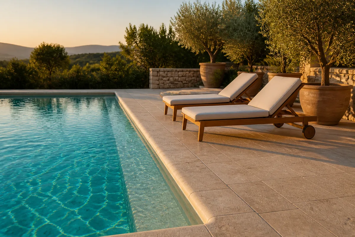 Margelle de piscine : matériaux, pose et entretien